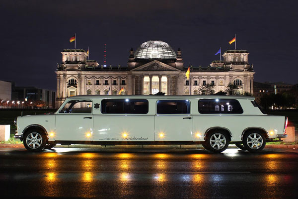 TRABI XXL ➨ Trabant Stretchlimousine in Berlin mieten ✓