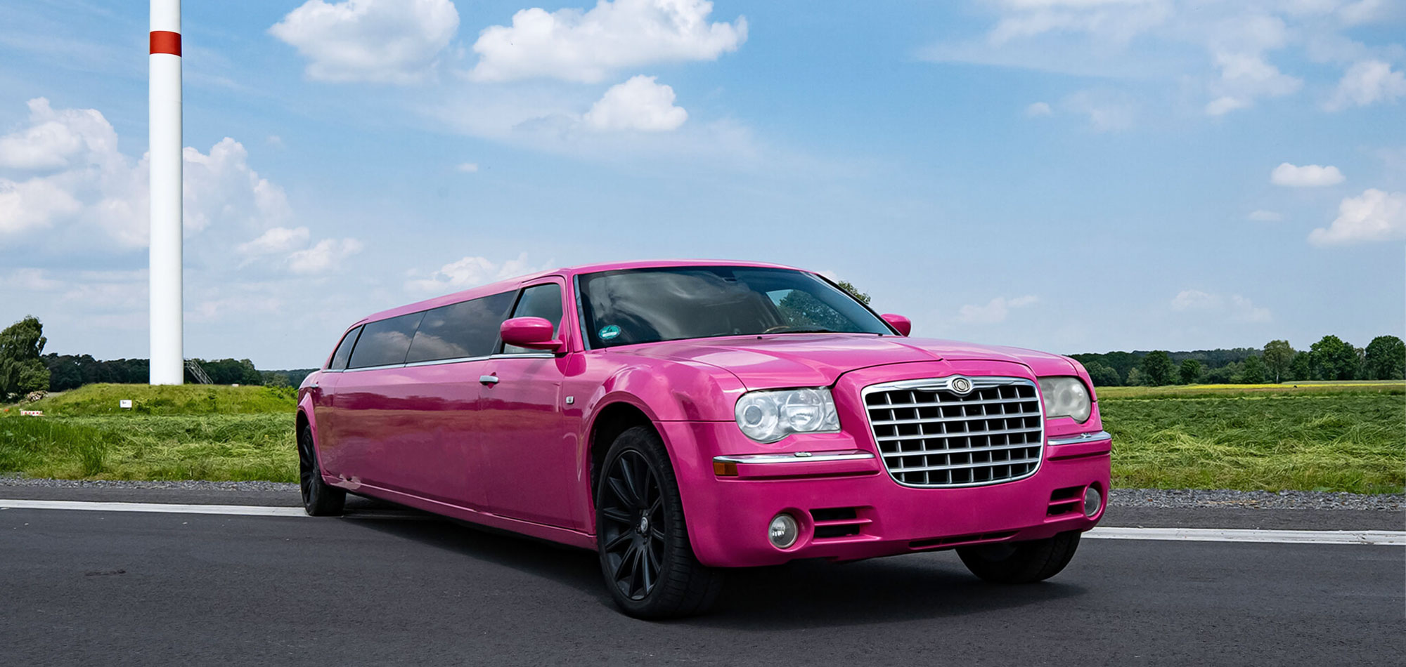 Pinke Stretchlimo in Osnabrück